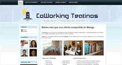 Desktop Screenshot of coworking.teatinos.com