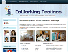 Tablet Screenshot of coworking.teatinos.com